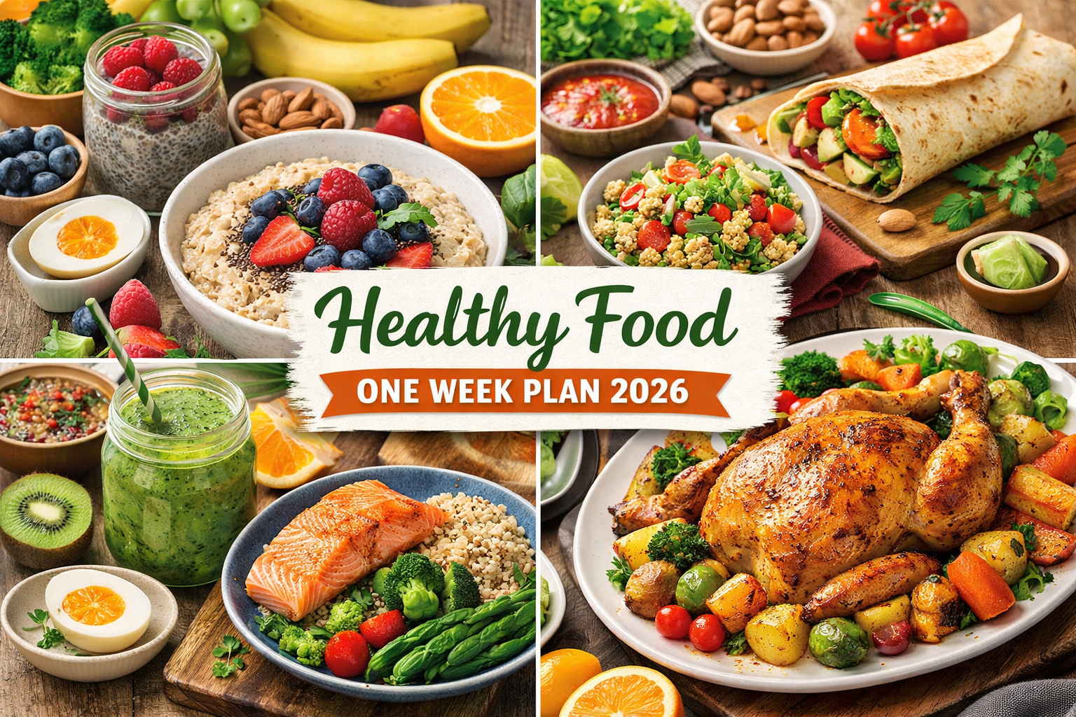 Healthy Food One Week Plan 2026