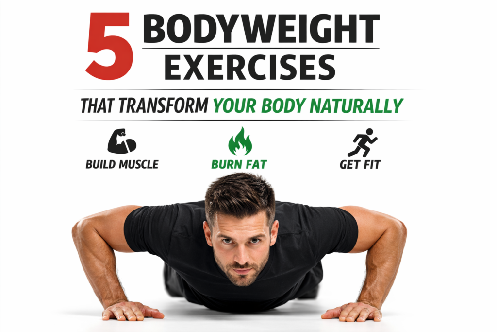 5 Bodyweight Exercises That Transform Your Body Naturally